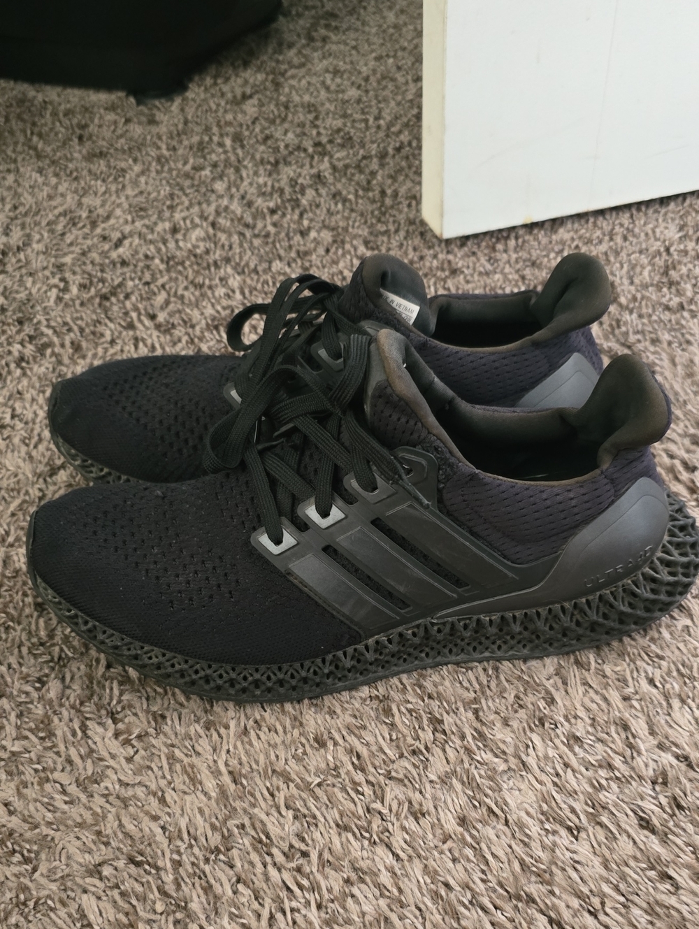 Adidas Black 4D Technology Running Shoes